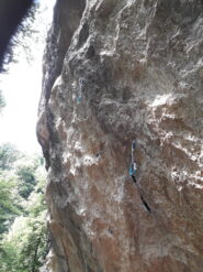Partenza strapiombante del 6c