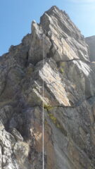 l'unico tratto di AD- di tutta l'intera cresta..