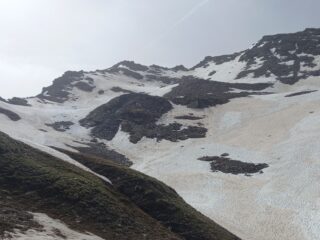 Pendii che portano alla cima