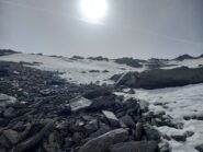 Tratto sommitale sotto la cima