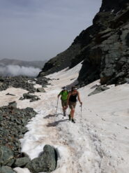 salendo al Colle di Viso