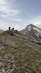 in cima al Gabel con il Faraut al fondo..