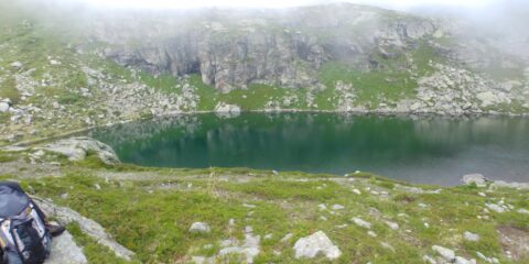 altra visuale del lago Vasuero