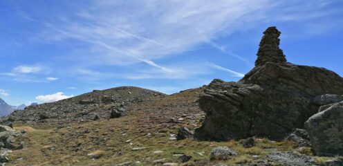 Ometto con la Punta delle Cialme a sinistra