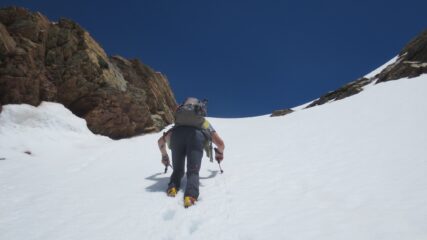 In salita verso il colle
