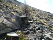 da qui si lascia il sentiero 102 e si sale alla cima