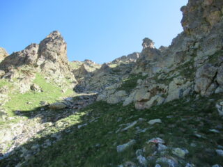 Parte centrale della salita