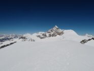 Castore, Lyskamm,Weisshorn visti dalla cima