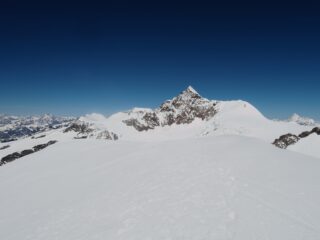 Castore, Lyskamm,Weisshorn visti dalla cima