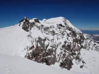 Corno Nero, Dufour, Ludwigshöhe, Zumstein e Parrot viste dalla cima 