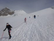 In salita lungo il tracciato