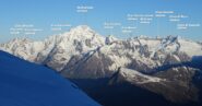 Salendo il muro del Cornetto, allietati dal panorama.