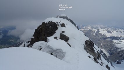 Sulla cresta del M.Cristallo.