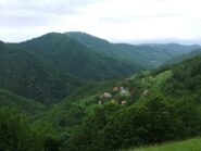Dalla Costa del Fo' panorama sulla Val Noci con Monte Lago ed Alpesisa sullo sfondo