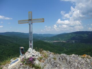 In vetta alla Rocca Barbena