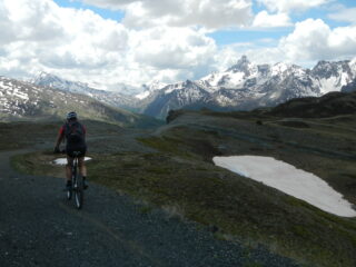 tratto panoramico verso il Lago Gignoux