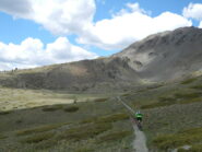 bel tratto su sentiero a mezza costa oltre il lago Gignoux