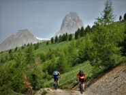 Sulla bellissima sterrata che dalla Maddalena passa sotto la Tete Dure