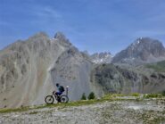 Inizio discesa su Larche