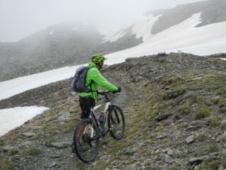poco sotto la cima del Morefreddo