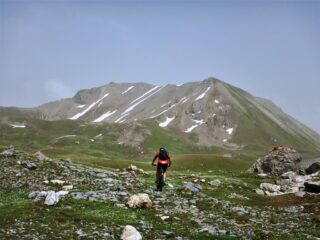 Salita finale in vista delle Manse nord
