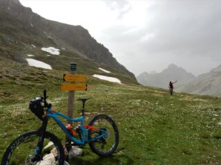 Arrivo al col de la Gypiere de l'Oronaye