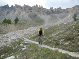 la parte alta del Vallone Guiaud