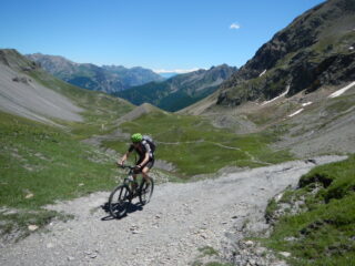 ultimo tratto, brevemente ciclabile, poco prima della Bassa di Colombart