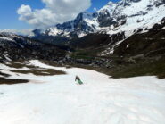 gran finale sulle piste a pochi metri dall'auto
