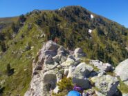 la Cima di San Lorenzo  dalla cresta 