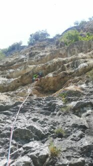 L6 sotto al tettito che si supera agevolmente a sx