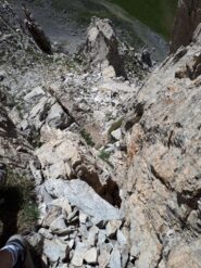 Inizio della cresta
