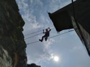 Attraversamento dal vecchio pilone.