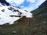 muretto di neve al passo superabile facilmente sulla destra