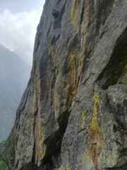 Il secondo tiro, ovvero la fessura sottile di dx