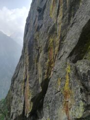 Il secondo tiro, ovvero la fessura sottile di dx