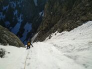 Uno sguardo indietro,dopo un tratto più ripido.