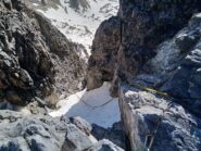 Prima doppia nello stretto camino.