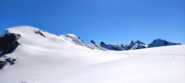 I Breithorn e la traccia di salita