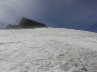 Pendio finale in ghiaccio 