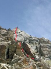 La piccola variante finale di salita (II)