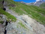 Attraversamento un po' delicato un presenza di neve/pioggia forte