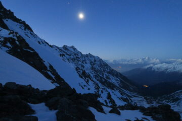 prime luci al Col d'Annibal