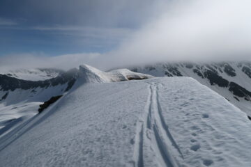 in cima alla Tete de Fenetre