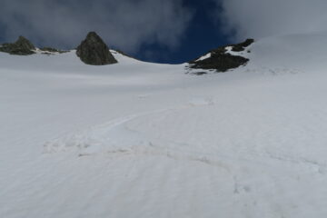 ultima discesa per rientrare all'Alpe Boau