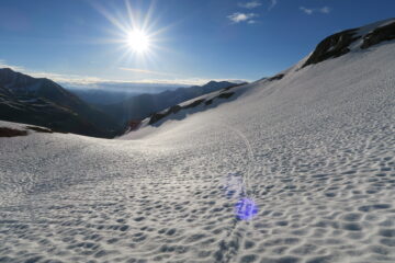 salendo in alcuni tratti una leggera crosticina da rigelo