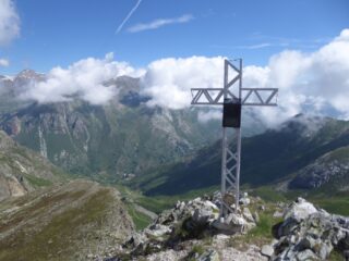 La croce di vetta.