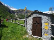 L'imbocco del sentiero 2 a Vaud.