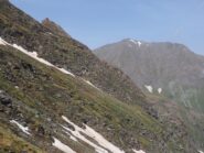 L'Albergian visto da poco prima della cima.