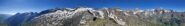 panorama dal monte rosso d'Ala alla Ciamarella
